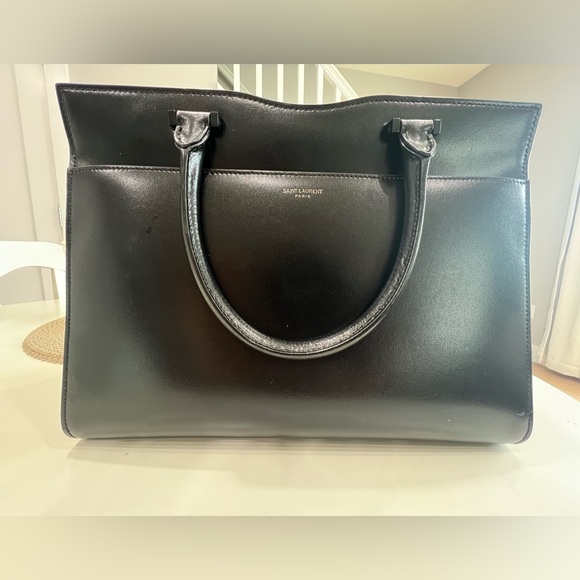SOLD! Yves Saint Laurent Calfskin Medium Uptown Tote - Picture 3 of 14